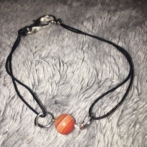 Red agate bead bracelet